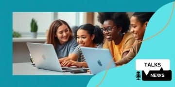 Collaborative online learning platforms for students