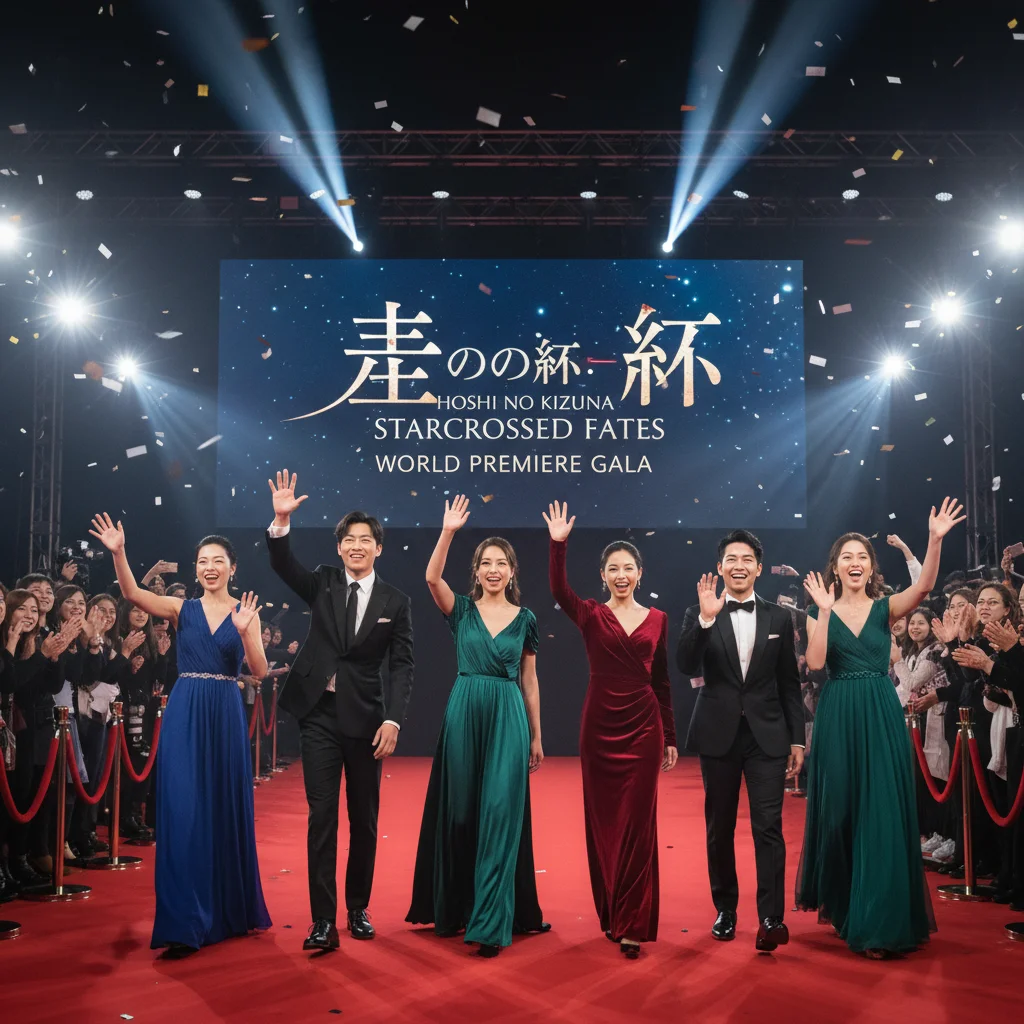 Actors at dorama premiere event Q3 2026