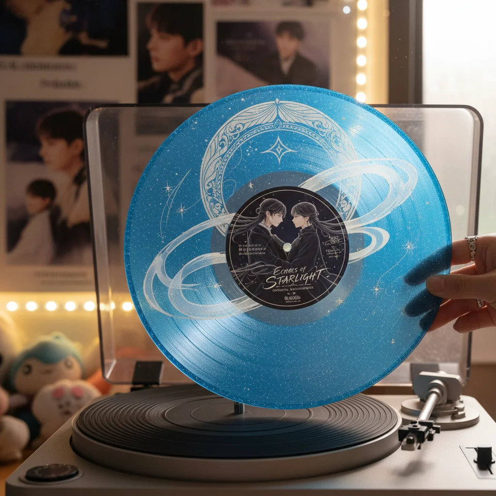 Limited edition dorama soundtrack vinyl record with intricate artwork for collectors