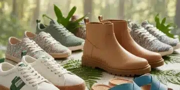 Collection of sustainable and stylish eco-friendly footwear