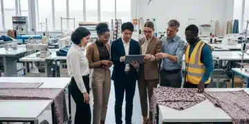 Emerging designers collaborating on cost-effective US manufacturing strategies
