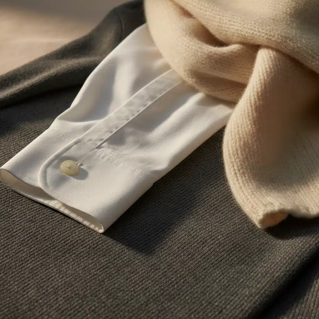 Close-up of diverse fabric textures layered for warmth and style