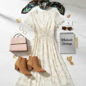Fashion items and strategy notebook for wholesale growth