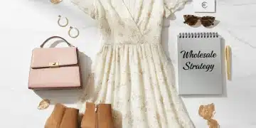 Fashion items and strategy notebook for wholesale growth