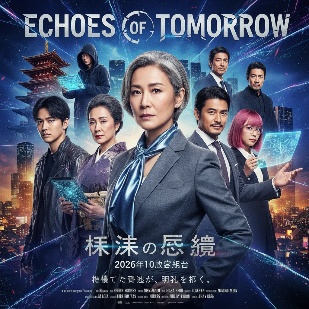 Promotional image for a new dorama starring a female veteran actor in 2026