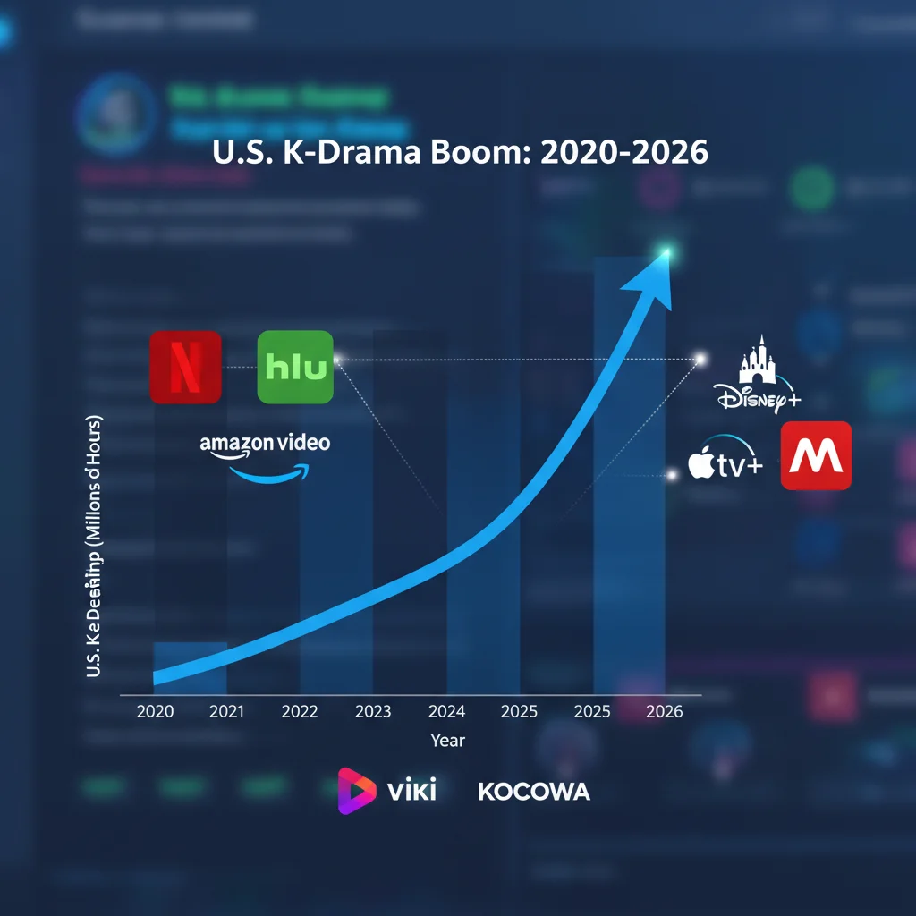 K-Drama viewership growth trends in US 2020-2026