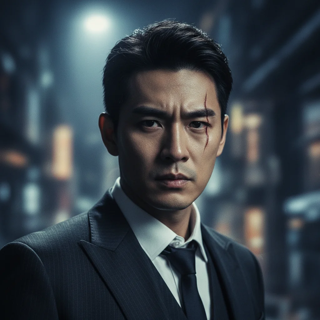 Li Wei, male lead of City of Whispers, with a conflicted expression.