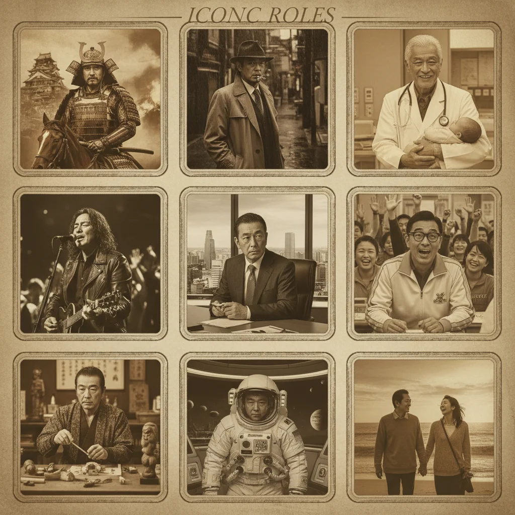 Compilation of memorable performances by a veteran male dorama actor