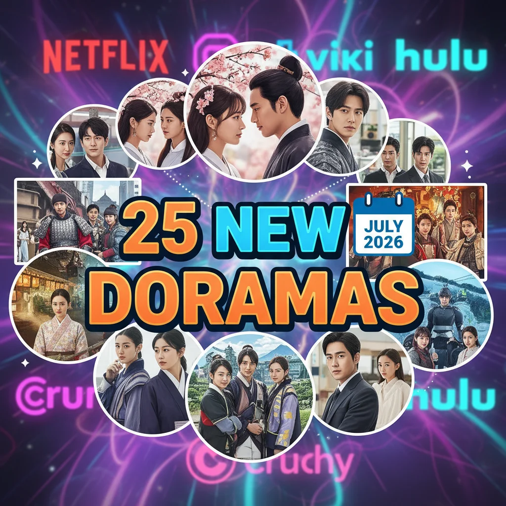 Breaking News: Major Streaming Platform Adds 25 New Doramas to its Library for July 2026
