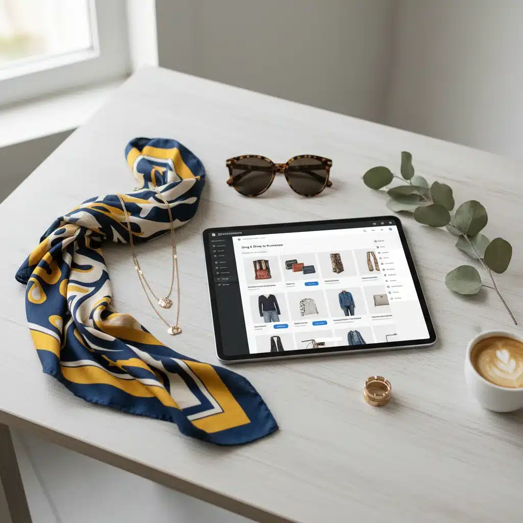 Squarespace Commerce showcasing fashion accessories