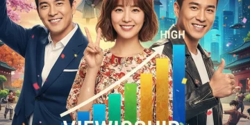 Three top dorama actors celebrating high US viewership in Q2 2026