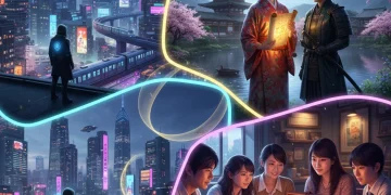 Captivating collage of diverse Japanese drama scenes from late 2025, hinting at hidden gems for U.S. audiences.